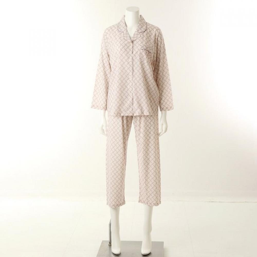 Venus 25aw Ultra Lightweight Polyester 30d Chain Print Couple Pajamas