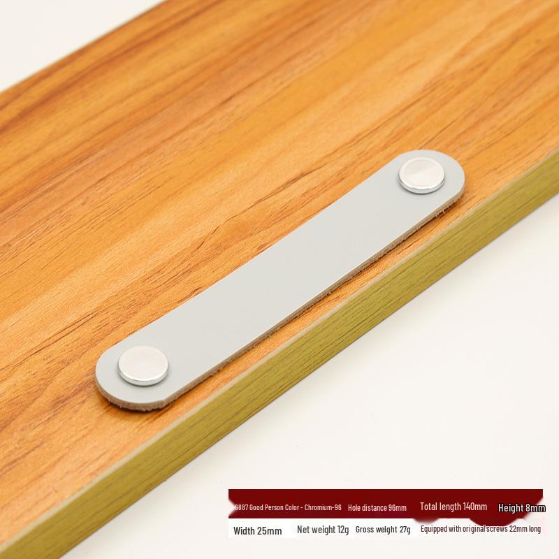 Brown Leather Handle for Cabinets, Wardrobes, Drawers, Boxes, and Luggage