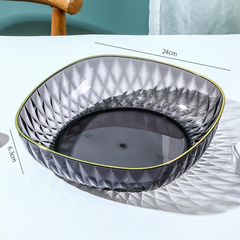 Fruit Plate, Living Room, Household Tea Table And Snacks, Large Fruit Basin, Light Luxury, Premium Fruit Plate, Fruit Basket