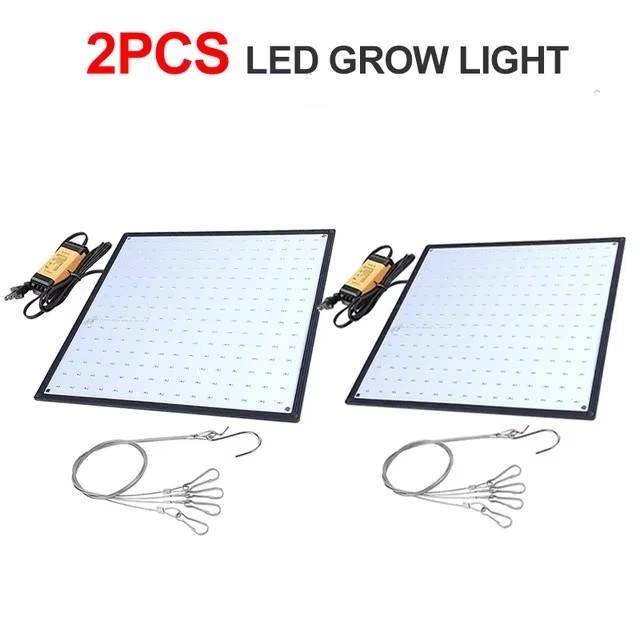 2pcs 1000W Full Spectrum Indoor LED Grow Lamp For Plant Growing Light Tent Fitolampy Phyto UV IR Red Blue 225 Led Flower Plants