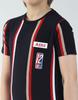 MONTE CARLO Boys Striped Round Neck T-Shirt
