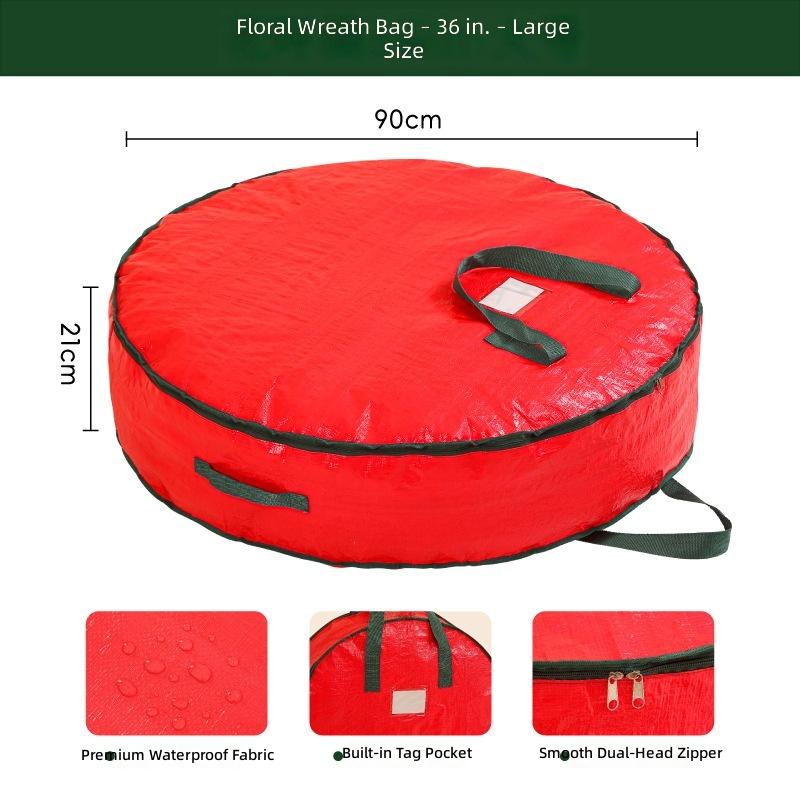 Extra Large Waterproof Christmas Tree Storage Bag With Handles For Ornaments Holiday Decor Organizer Xmas Storage Solution
