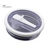 40oz Tumbler Flip Straw Lid Replacement Leak-Proof Splash Resistant Cover for Cup BPA-Free Reusable Glass Lid with Folding Straw