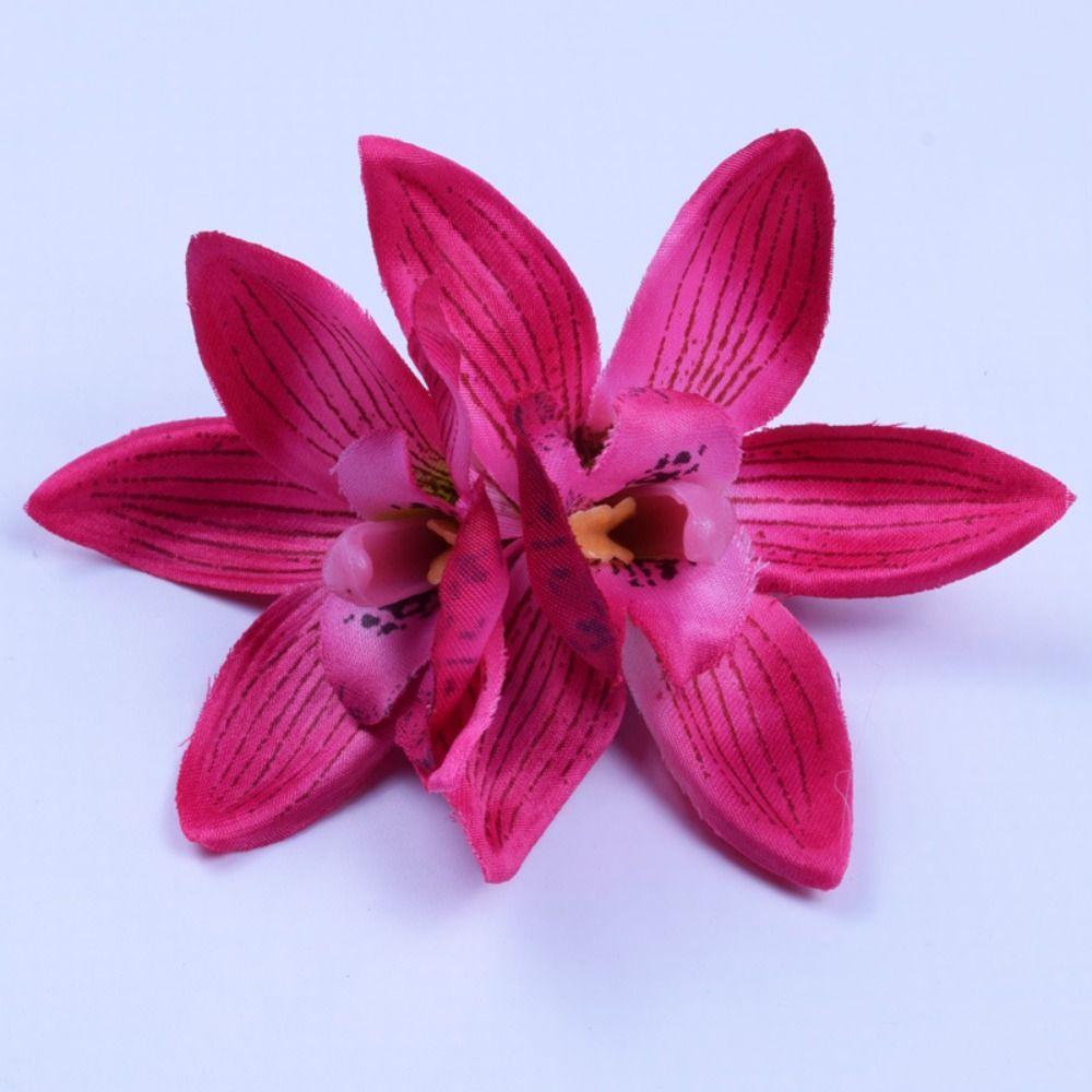 Bohemia Orchid Duckbill Clip Flower Korean Style Hairpins Sweet Simulation Flower Hair Clip  Daily