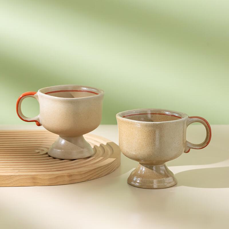 OLOEY Retro Ceramic Goblet Set