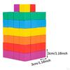 And Sorting Cubes, Math Toy for Early Learning, Versatile, Colorful Square Wooden Blocks Puzzles