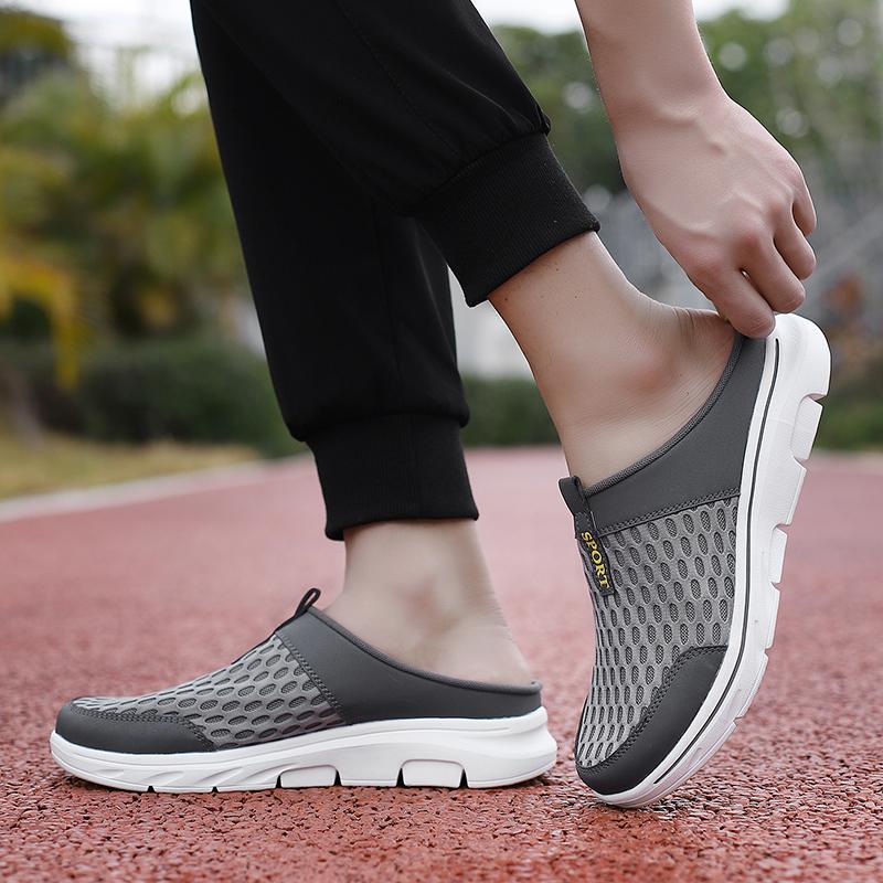 Prodyšné poloviční pantofle Ultra lehké vnitřní a venkovní pantofle Dámské pantofle Pánské vnitřní pantofle