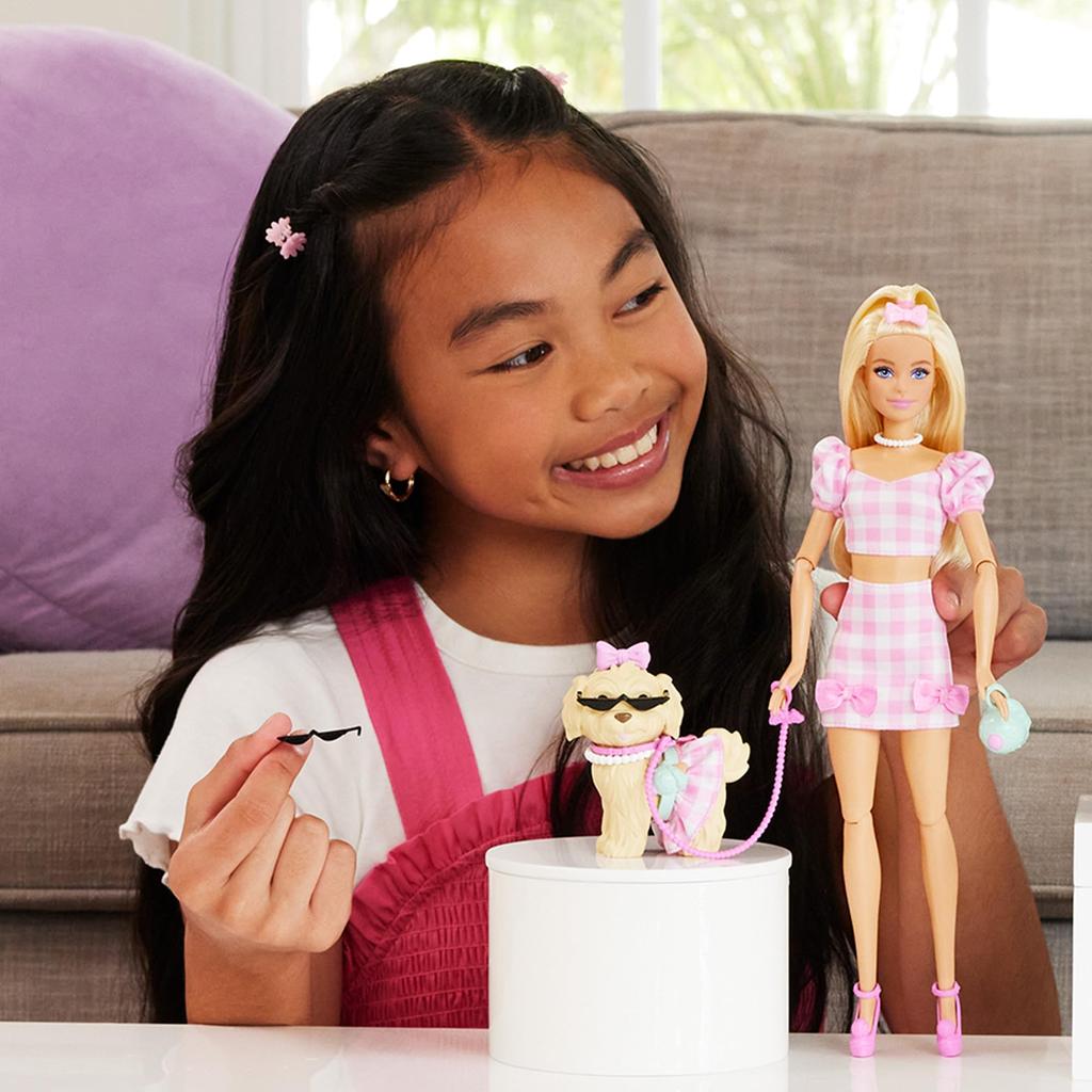 Barbie Puppe Hund Passende Koordination Puppe Rollenspiel Barbie Alter 3 und JFP36 & Set, Verkleiden & Haus, Spielen, Puppe, Hoch, Rosa,