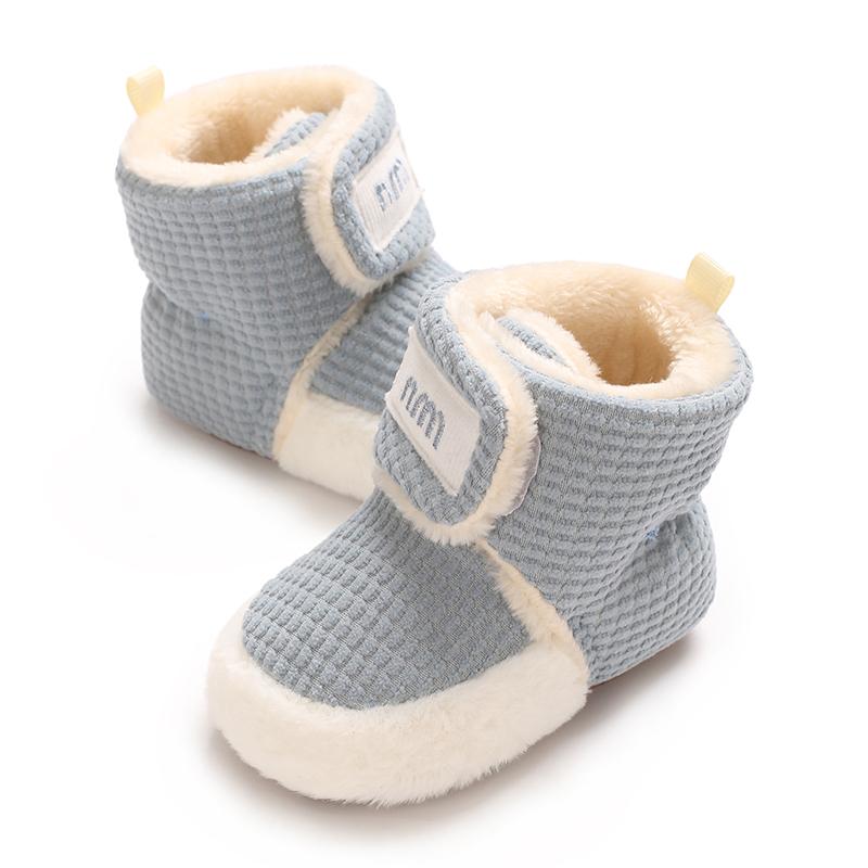 Stivali Invernali Bambini Maschi Femmine Neve Suola Morbida Antiscivolo Caldi Scarpe Piatte Primi Passi del Bambino Scarpe Stivali