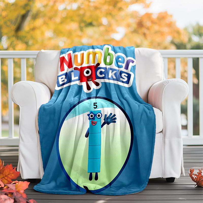 Numberblocks1 Printed Throw Blanket—lightweight,soft,warm;versatile Blanket for All Seasons—perfect As &air-conditioning Throw,nap Blanket