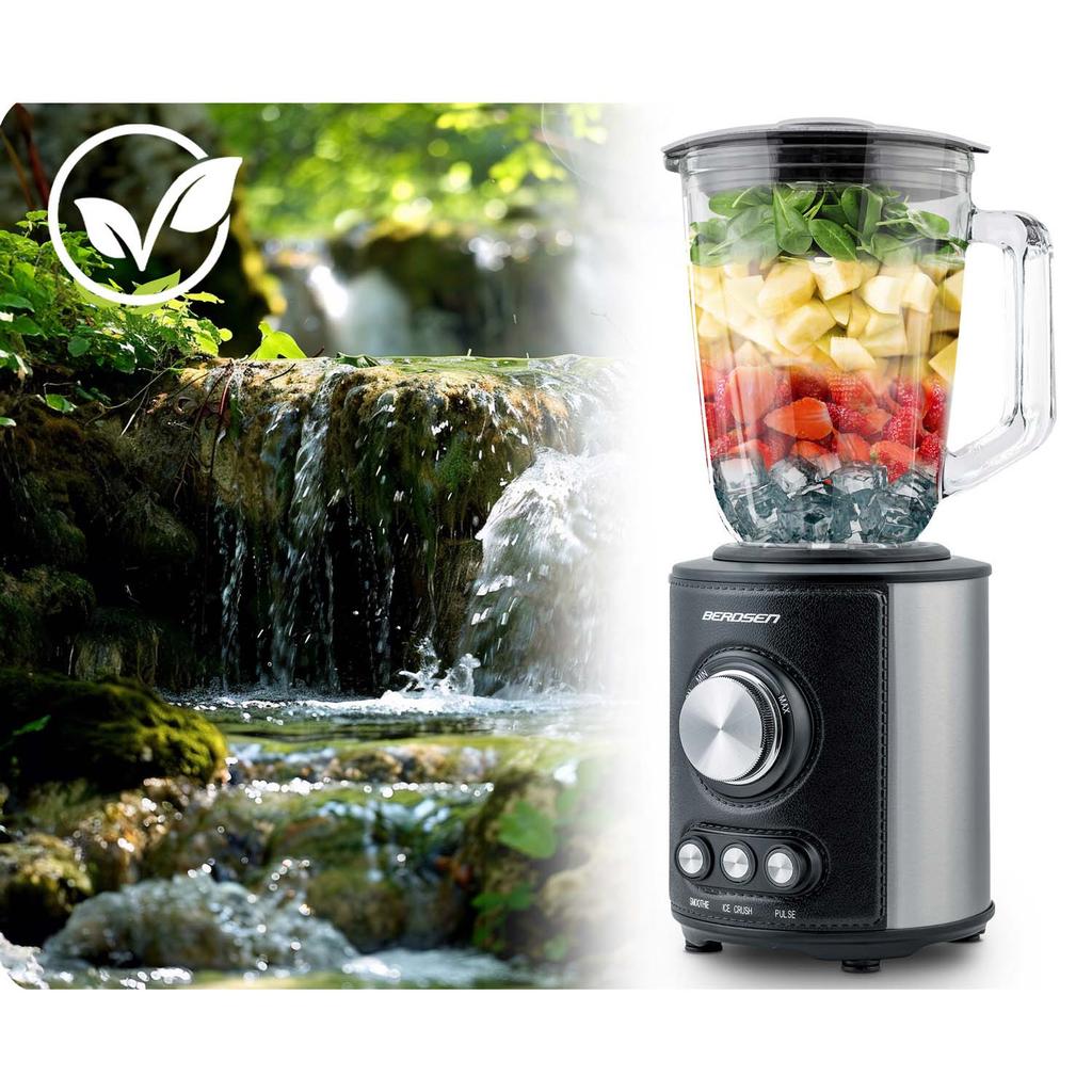 800W Bd-751 Berdsen Jug Blender Black