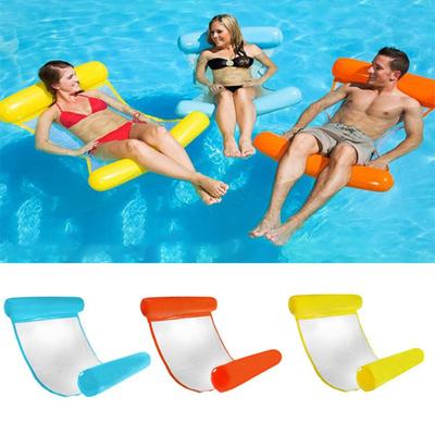 Aufblasbare schwimmende Wasserhängematte Float Pool Lounge Bett Schwimmstuhl Wasserliege Luftmatratzen