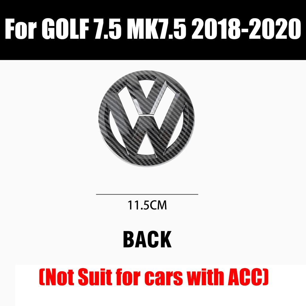 For VW VOLKSWAGEN New Non-destructive Car Front Radiateor Badge Stickers Rear Trunk Lid Badge Decal For Volkswagen Golf 7.5 VW M