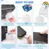 Handheld automatic bubble machine with 2 Fans, 20000+ Bubbles Per Minute Bubbles for outdoor wedding children's Portable Bubble Maker Ope