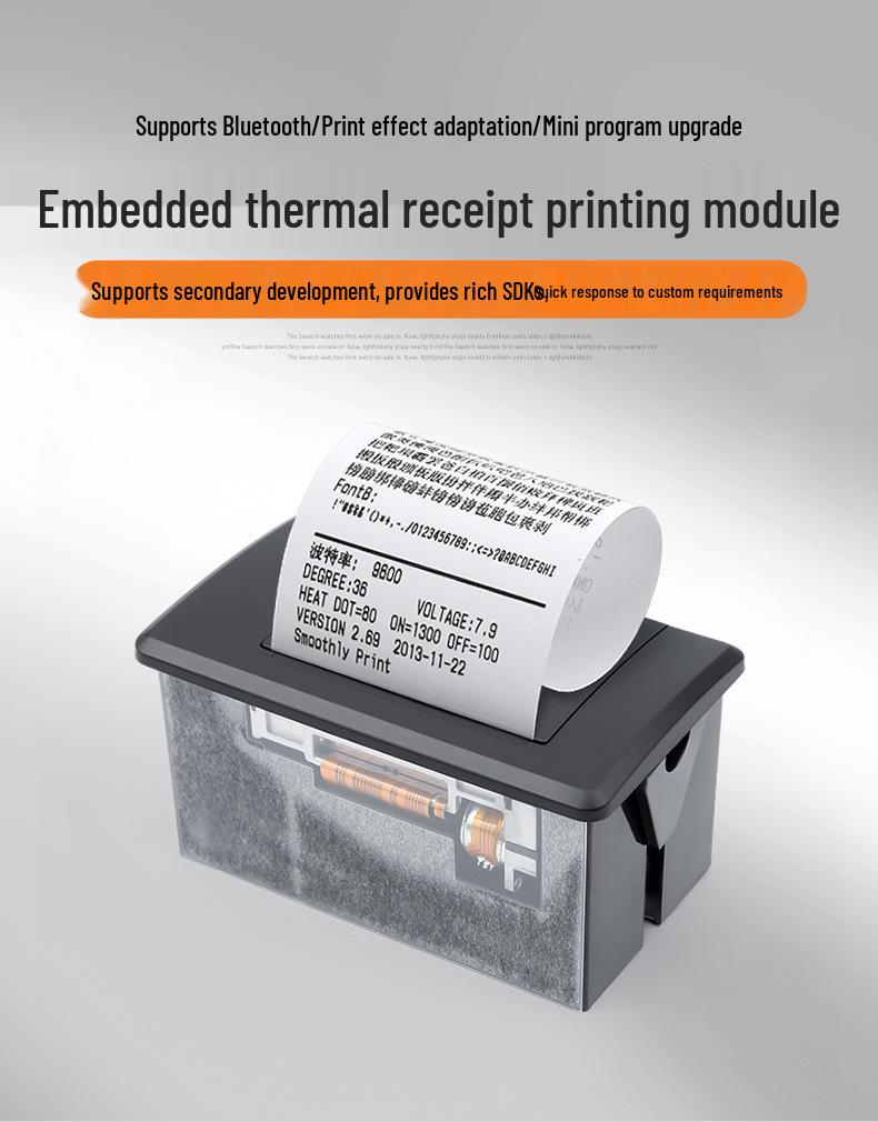 Compact 58mm Receipt Print Module: USB/TTL/RS232 Interface