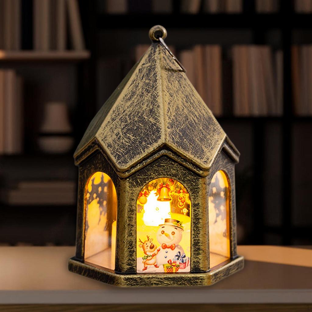 Christmas Night Light Decoration Statue Desktop Holiday Creative Ornaments Sculpture Small