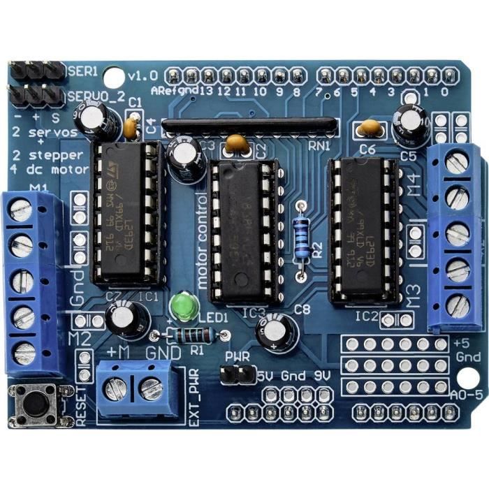 TRU COMPONENTS TC-9072484 Driver de moteur 1 pc(s) Convient pour (kits de développement): Arduino