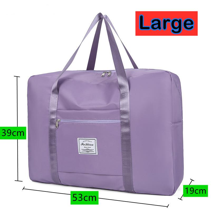 Large Capacity Functional Portable Nylon Moving Storage Bag Folding Luggage Bag Aircraft BagMulti Travel Bag Shoulder Bag