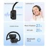 Newmine TB106 Headphones, Over-Ear Bluetooth Headphones, High-Quality Sound, Long Battery Life, Noise-Cancelling, Foldable, Pink