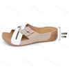 Fashion Women Wedges Slippers Female Peep Toe Slippers 2025 Summer New Fashion Luxury Outdoor Beach Platform Slippers Sandalias De Mujer