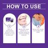 Long-lasting Freshness and Whitening with Gentle Purple Teeth Powder