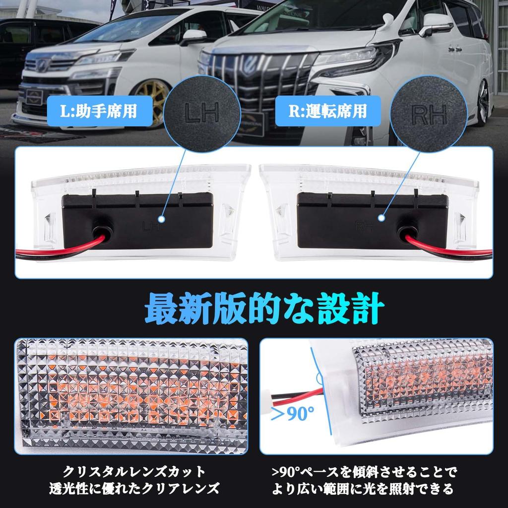 GemPro Alphard 40 Series Courtesy Lamp, 3rd Row, Vellfire 40 Series, Sliding Door Spot