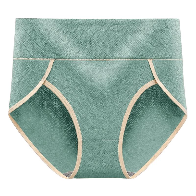 Cross-Border Women's High-Waist Pure Cotton Underwear - Breathable, Comfortable, Elastic, No Pinch, Crotch Opening, Butt-Lifting Briefs