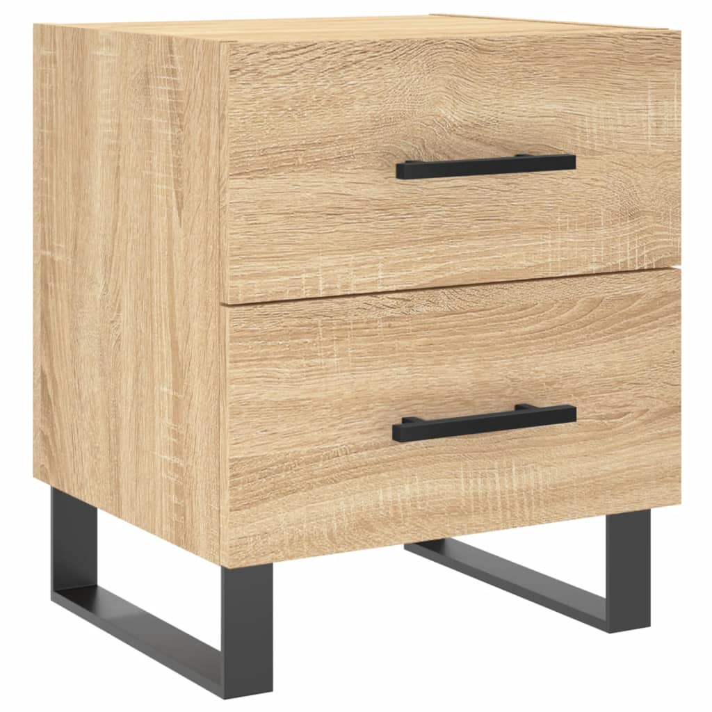 Nightstand, Sonoma Oak, 40X35X47.5 Cm Wood-Based Material