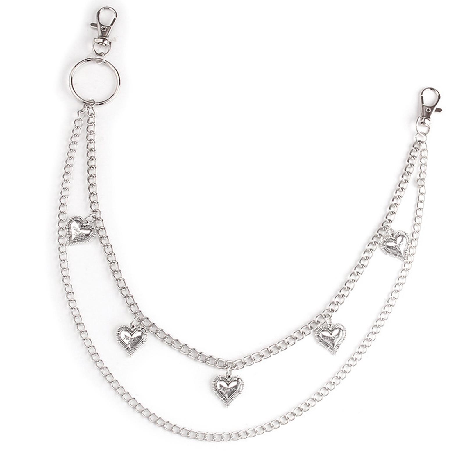 

Цепь для брюк Панк Цепь для джинсов Цепочка для кошелька Ювелирные изделия Унисекс Украшение для брюк Эстетичная Цепочка-бабочка для повседневной носки и вечеринок C