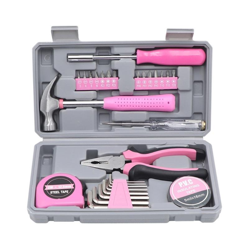 Multifunction Home Repair Tool Kit 29PCS Plier Hammer Hex Key Set With Ergonomic Grip For DIY Enthusiasts 1