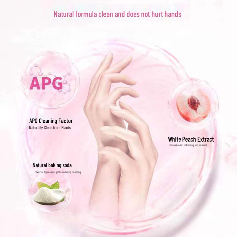 SLEK Pocaris Scented White Peach Fruit & Vegetable Dishwashing Liquid, 1.008kg