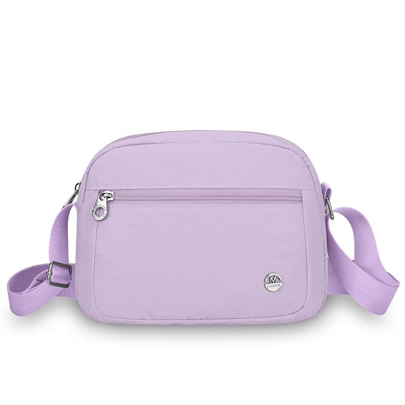 Leichte Nylon-Tasche Damen Umhängetasche Kleine quadratische Tasche Große Kapazität Umhängetasche