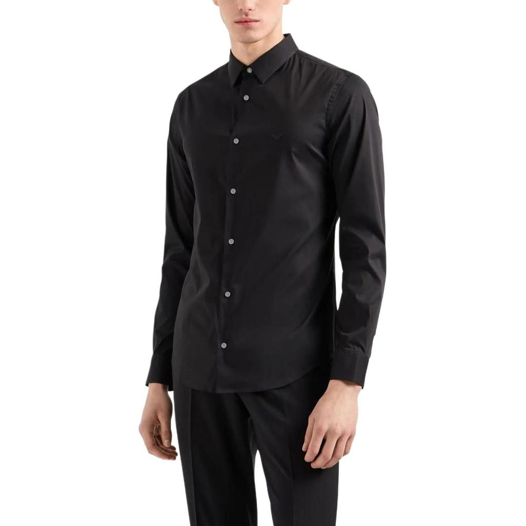 Emporio Armani Shirt Men's Black 8N1C09-1NI9Z-0999
