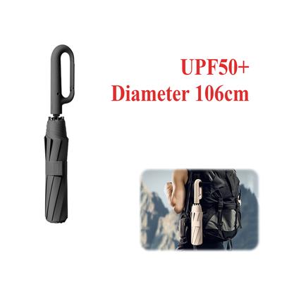 Strong Windproof Automatic Umbrella 72 Bones Sunshade UV Protection Folding Umbrella