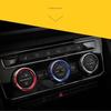 Auto Car AC Control Ring Trim Cover Car Interior Accessories For VW Tiguan Atlas T-roc Ateca FR Passat B8 Variant 2017-2019