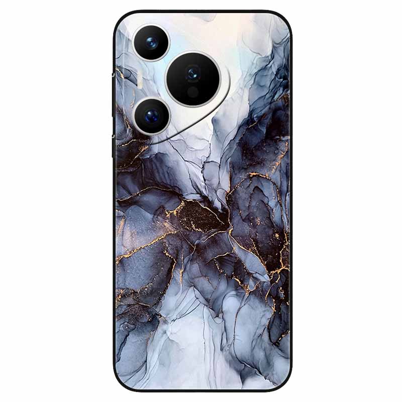 For Huawei Pura 70 / Pura70 Pro Case Soft Silicone Fashion Marble Shockproof Cover for Huawei Pura 70 Ultra P 70 Pro+ TPU Coque