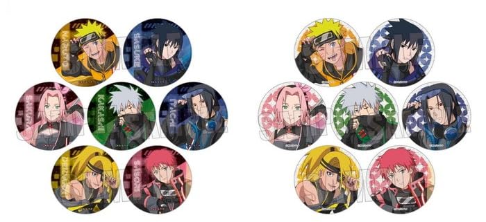 

Bellhouse Наруто Ураганные Хроники Коллекционные значки Кибер-стиль 1 коробка Ш57 x В57мм Жестяная примерно