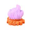 Micro Landscape Ornament Resin Campfire Model Miniature Figurine with Realistic Flame Texture Model for Dollhouse Desktop