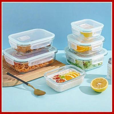 Rectangular Glass Food Storage Container