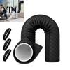 Ac Pipe Insulation Sleeve Air Conditioner Hose Cover, with Tool-free Installation And Adjustable Duct Heat Shield Straps, Exhaust Shield, for