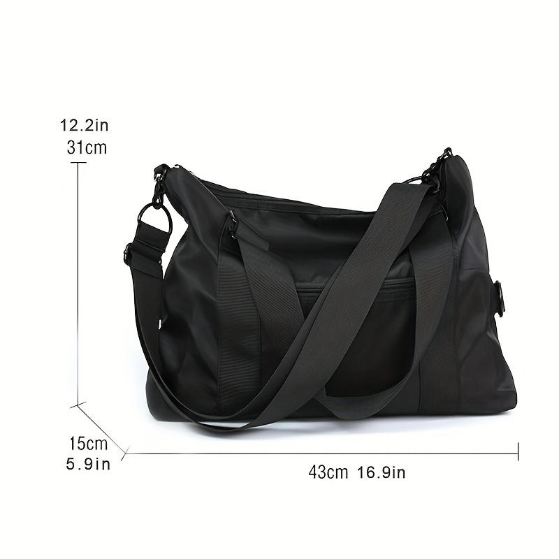 Hand-Held Travel Bag Men Business Travel Large Capacity Duffel Bag Short Distance Lightweight Casual Shoulder Bag