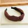 Minimalist Knot Wide Headband Fabric Hair Hoop Elegant Hair Accessory for Women Office Chic