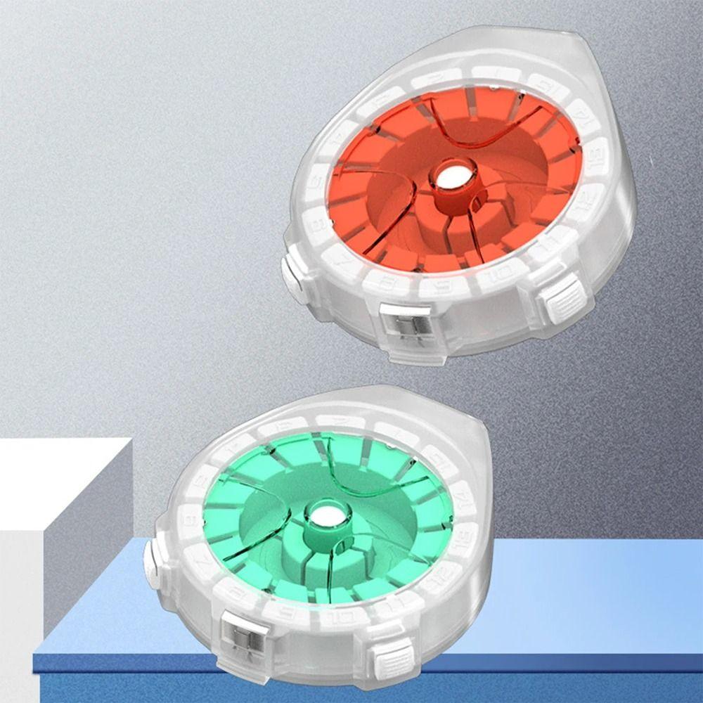 1Pcs with Anti-Reversal Device Winding Board Clear Lid Line Storage Box  Fishing Accessories