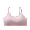 Adjustable Shoulder Strap Sports Bra For Girls (10-14 Years Old) With Fixed Cup
