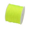 50Yds 0.8mm Crafts Nylon Cord For Jewelry Making Beading Braided Nylon Satin String for Bracelets Rattail Trim Chinese Knot