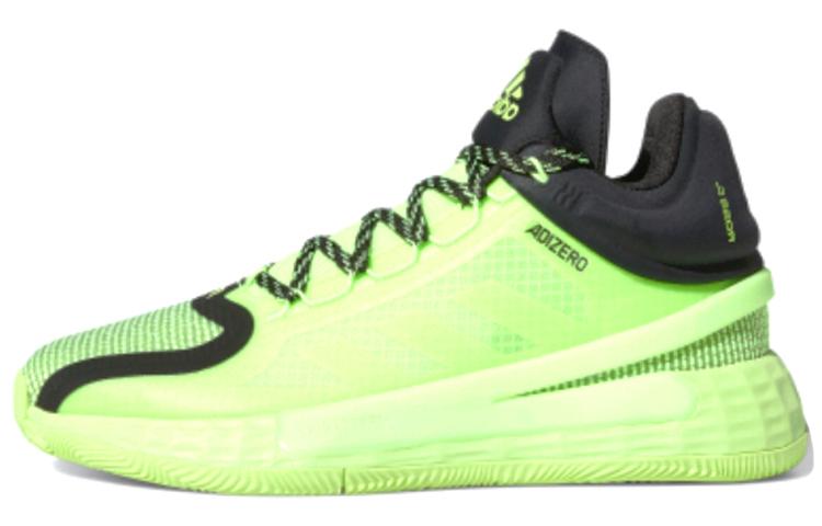 D Rose 11 Adidas  Signal Green  FU7405 42