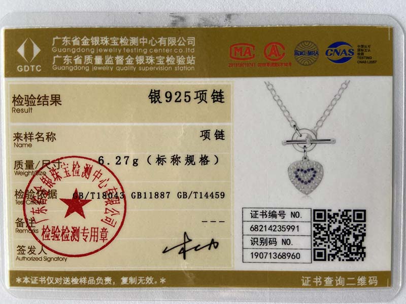 925 Sterling Silver Heart Shaped AAA Zircon Pendant Necklace for Women's Wedding Party Fashion Jewelry