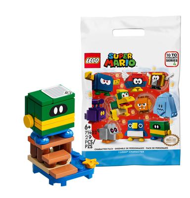 Pachet de personaje Super Mario Seria 4 Monedă Gamoney [71402 Cufăr]