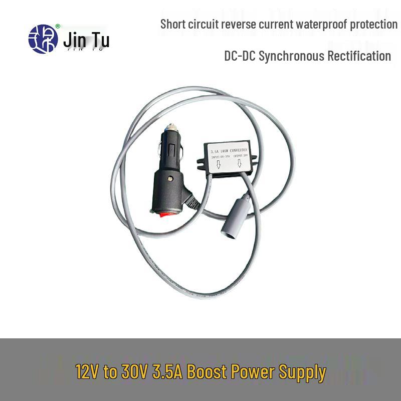 Waterproof 12V-30V 3.5A DC Step-Up Converter with MINI Female Header