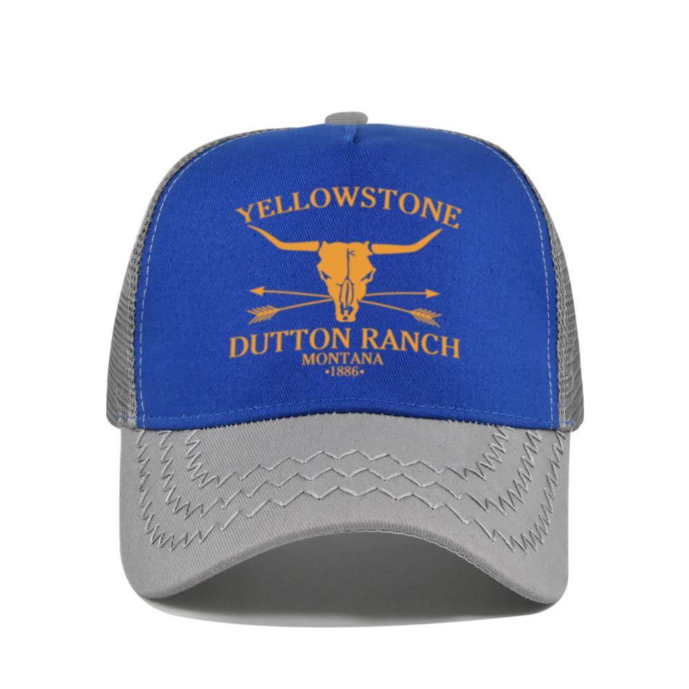 Huangshi Unisex Mesh Baseball Cap - Silk Screen Printed, Washed, Breathable Sun Hat